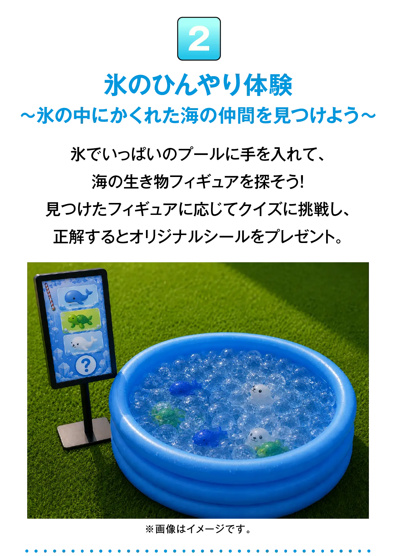 氷のひえひえ探検～氷の中にかくれた海の仲間を見つけよう～